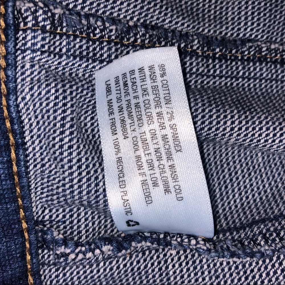 Cat & Jack 0-3 months Denim Jacket Blue Jean Jacket spandex and cotton - Picture 6 of 14